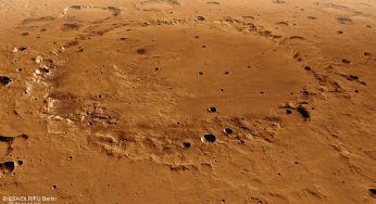 Explore Mars’s Flaugergues Crater