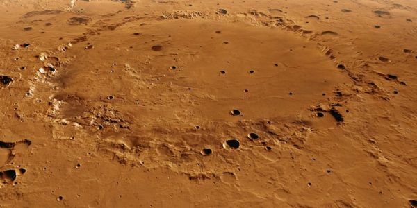 Explore Mars’s Flaugergues Crater