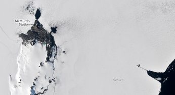 Cracking Antarctic Sea Ice