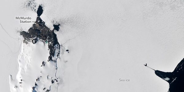 Cracking Antarctic Sea Ice