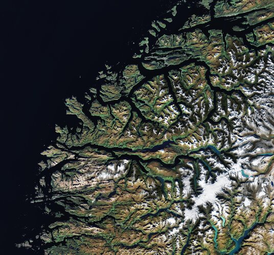 Earth from Space: Jostedalsbreen