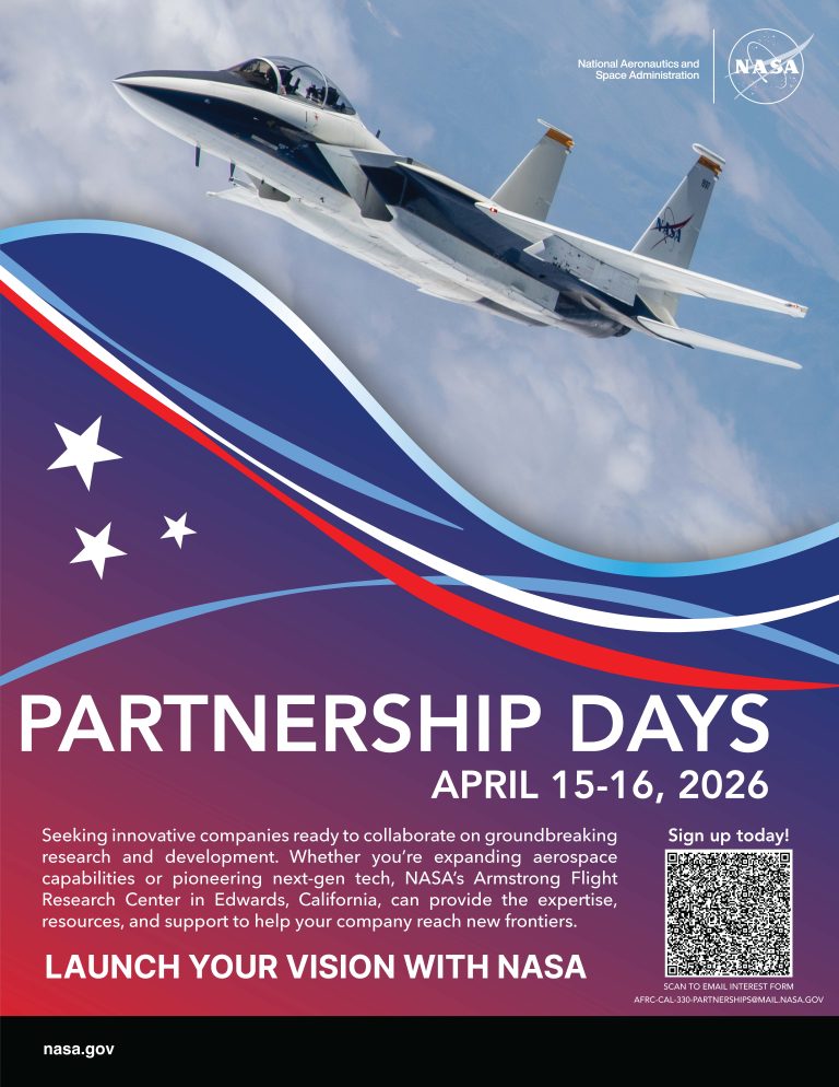 NASA Armstrong to Host Partnership Days April 15-16