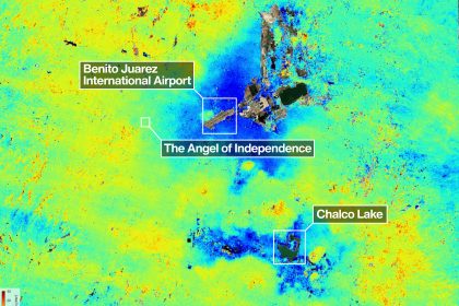 US-Indian Space Mission Maps Extreme Subsidence in Mexico City