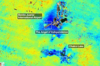 US-Indian Spacecraft Captures Mexico City Subsidence