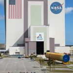Artemis III Moon Rocket Core Stage on the Move