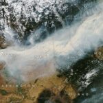 Smoke Streams Across Eastern Washington