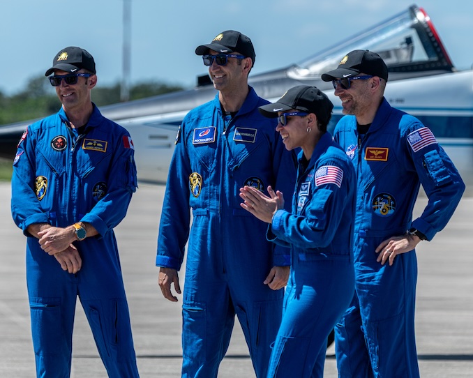 Next crew bound for the space station arrive in Florida
